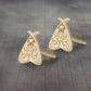 Tiny Death Moth Earrings