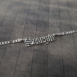 Scorpio Necklace - Black Filling