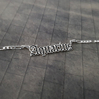 Aquarius Necklace - Black Filling