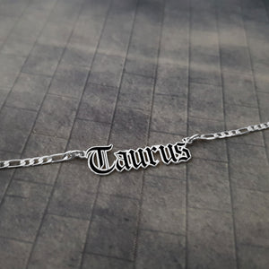 Taurus Necklace - Black Filling