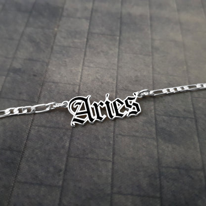 Aries Necklace - Black Filling