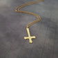 Inverted Cross Necklace