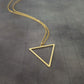 Triangle Water Element Necklace