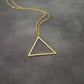 Triangle Fire Element Necklace