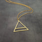 Triangle Air Element Necklace