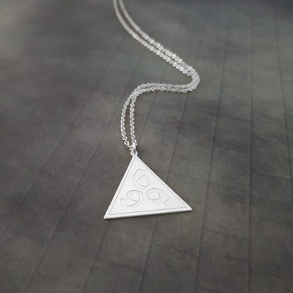 Triangle 666 Necklace