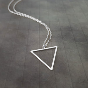 Triangle Water Element Necklace