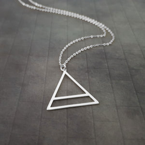 Four Elements Triangle Necklace