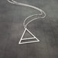 Triangle Air Element Necklace