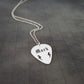 Lightnings Guitar Pick Name Necklace