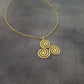 Triple Spiral Necklace