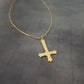 Inverted Cross Necklace