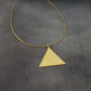 Triangle Leviathan Cross Necklace