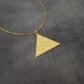 Triangle 666 Necklace