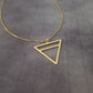 Four Elements Triangle Necklace