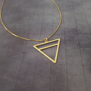 Four Elements Triangle Necklace