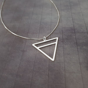 Triangle Earth Element Necklace