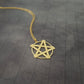 Pentagram Bones Necklace