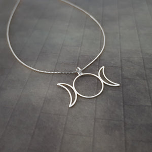 Triple Moon Necklace