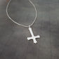 Inverted Cross Necklace