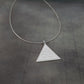 Triangle Leviathan Cross Necklace