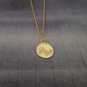 Disc Air Element Necklace