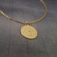 Disc Water Element Necklace