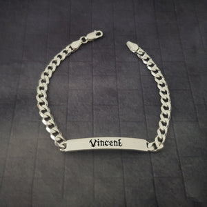 Personalized Engraved Name Cuban Bracelet