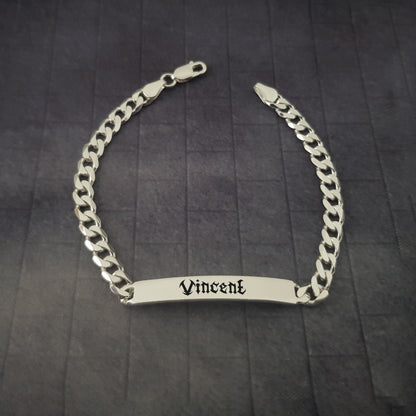 Personalized Engraved Name Cuban Bracelet