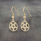 Pentagram Dangle Earrings