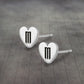 Heart Initial Earring