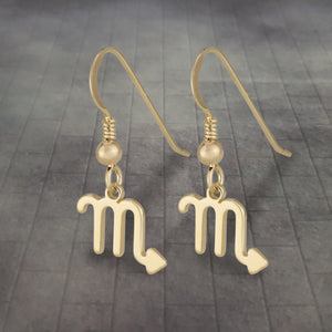 Zodiac Sign Dangle Earrings