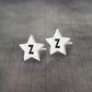 Star Initial Earring