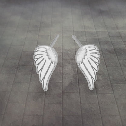 Tiny Angel Wings Earrings