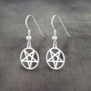 Pentagram Dangle Earrings