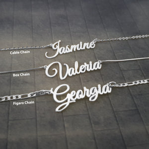 The goth Booth - Custom Name Necklace