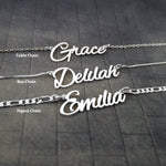 The goth Booth - Customize Name Necklace