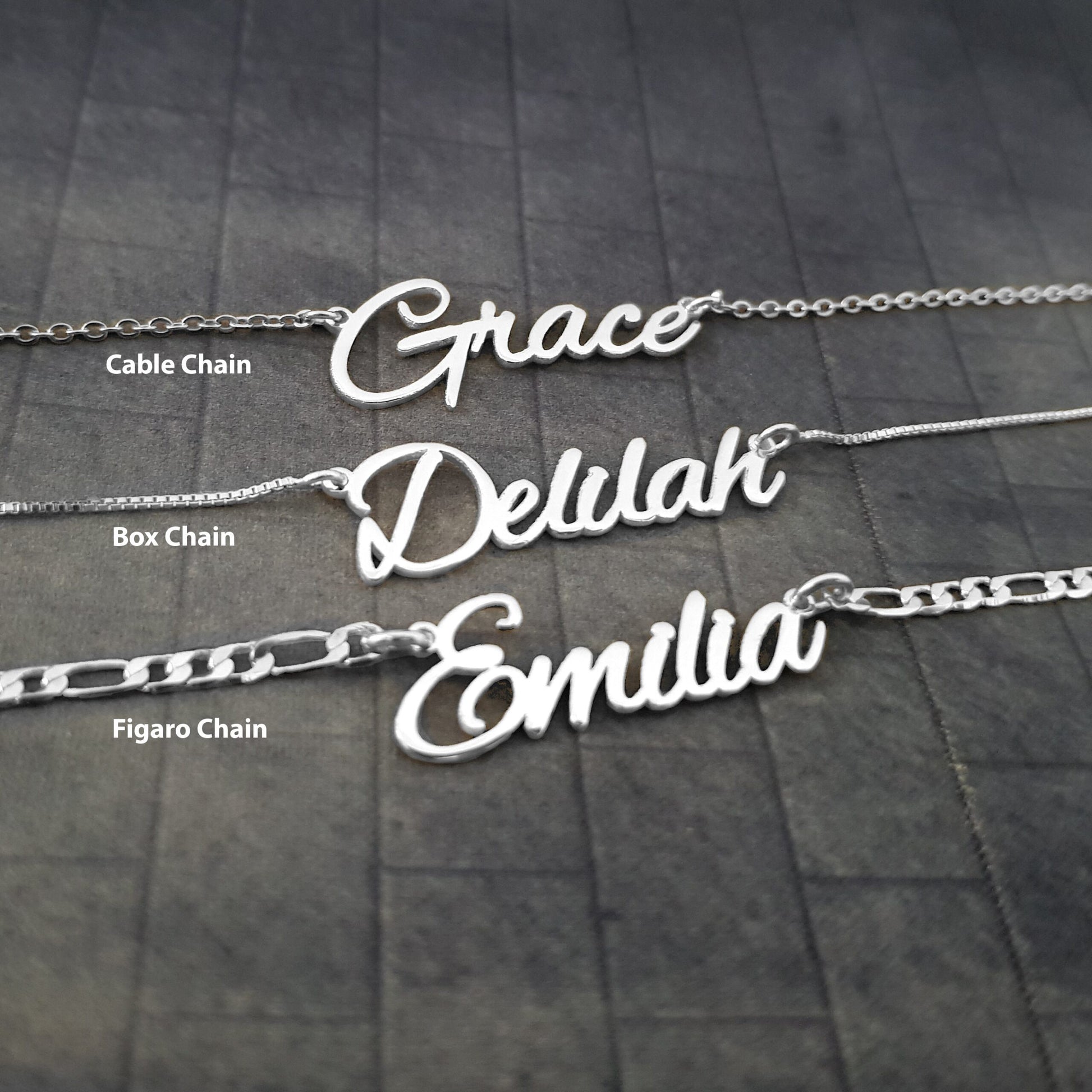 The goth Booth - Customize Name Necklace