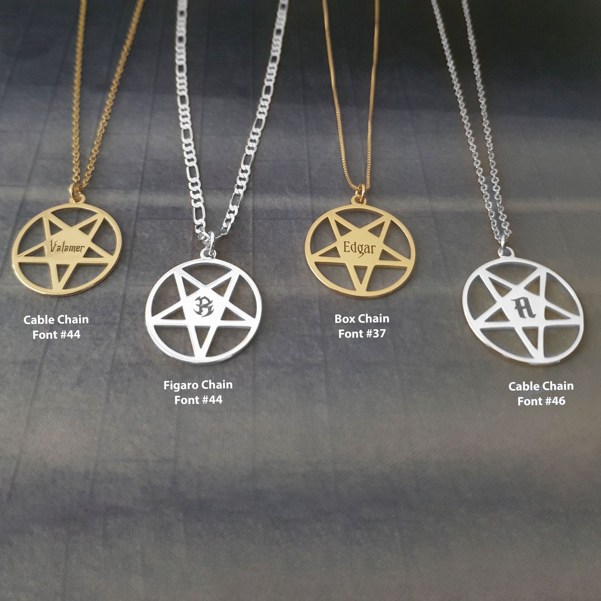 The goth Booth - Pentagram Pendant Necklace