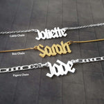 The goth Booth - Personalized Name Necklace