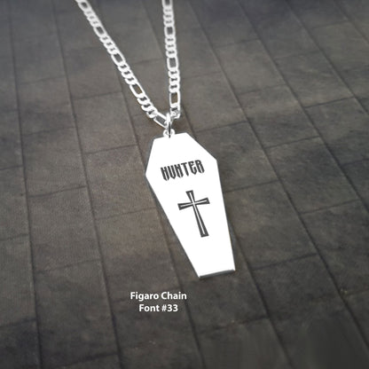 The goth Booth - Coffin Necklace