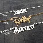 The goth Booth - Customize Name Necklace