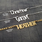 The goth Booth - Name Necklace