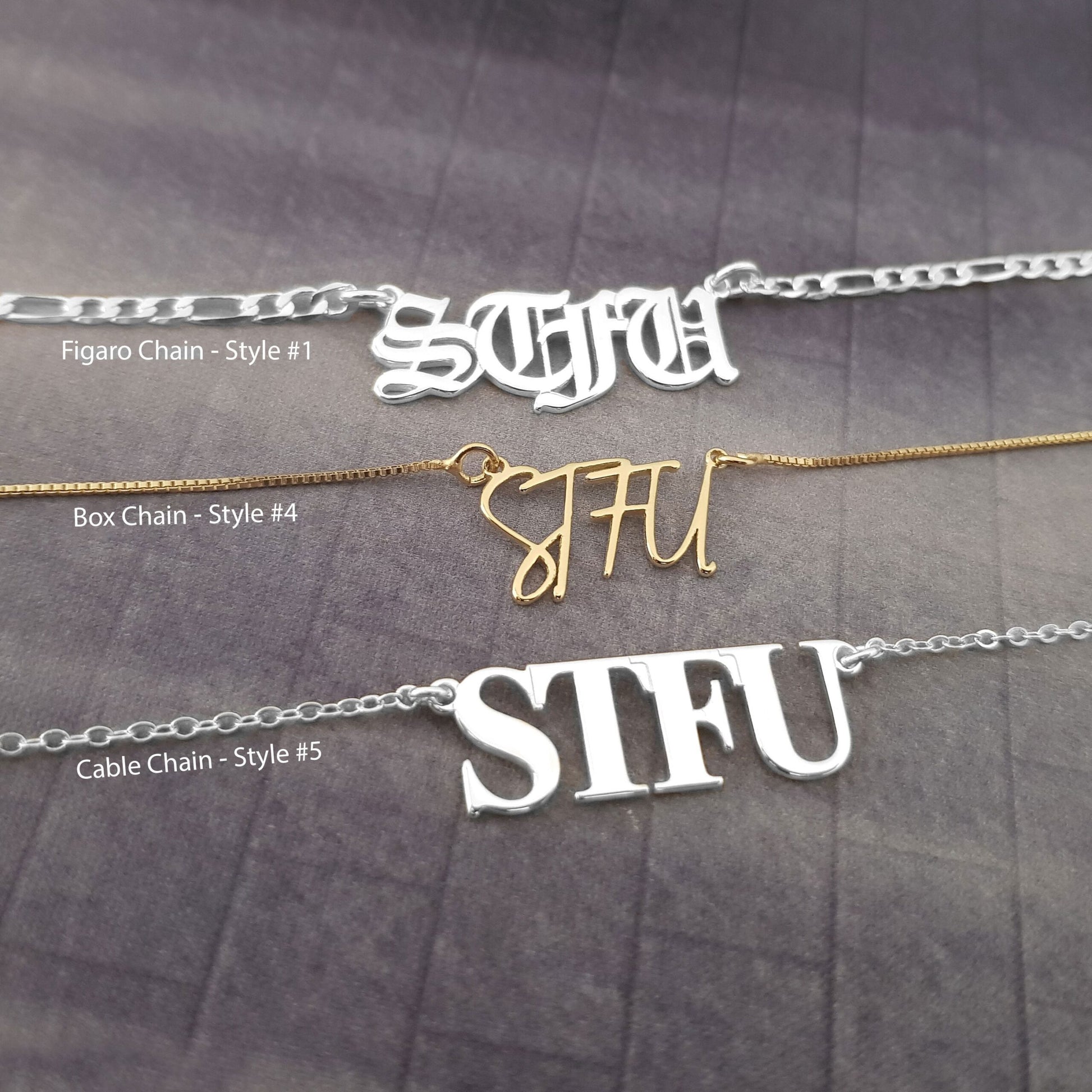 The goth Booth - STFU Necklace