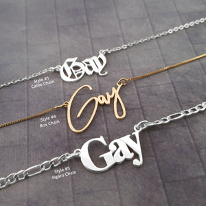 The goth Booth - Gay Necklace