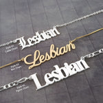 The goth Booth - Lesbian Necklace