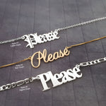 The goth Booth - Please Necklace