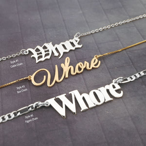 The goth Booth - Whore Necklace