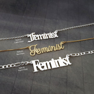 The goth Booth - Feminist Necklace