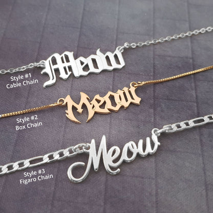 The goth Booth - Meow Necklace